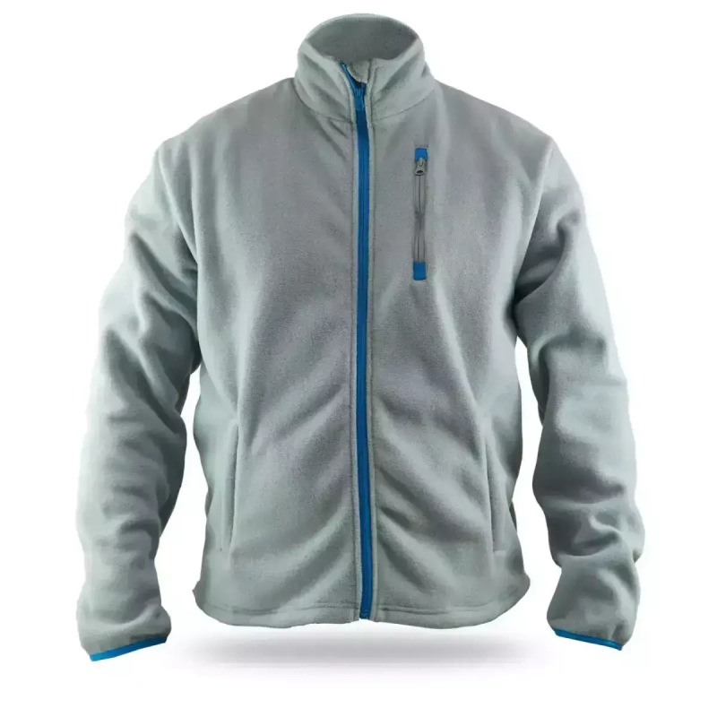 Flísová mikina 300 g/m2, veľkosť XXXL, farba sivá