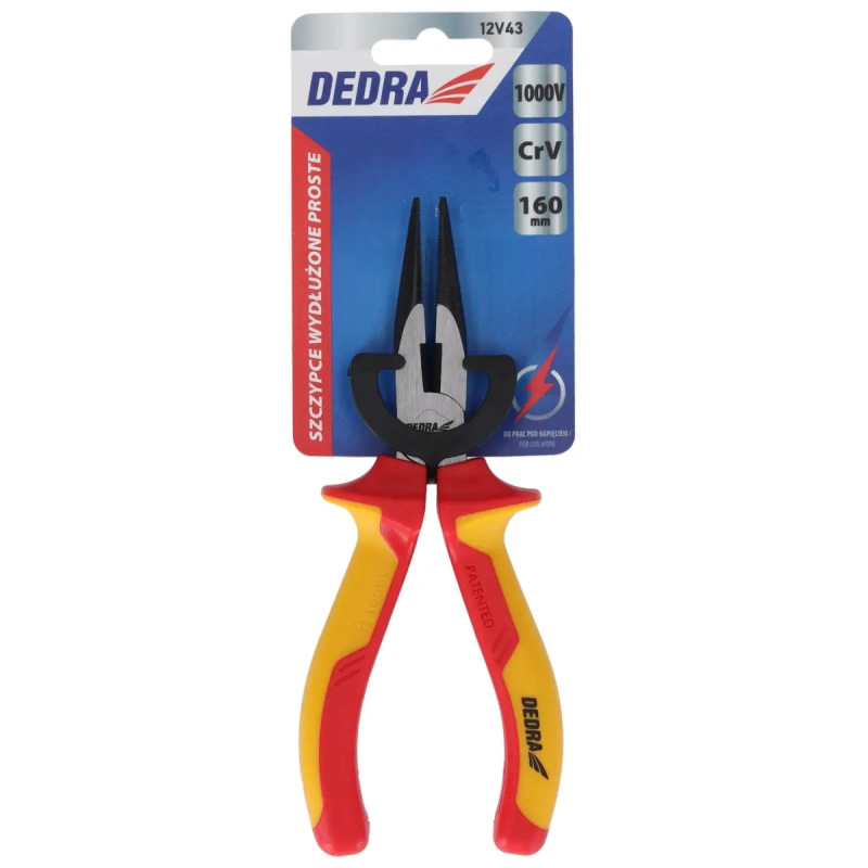 Predĺžené kliešte 160mm VDE, CRV 3