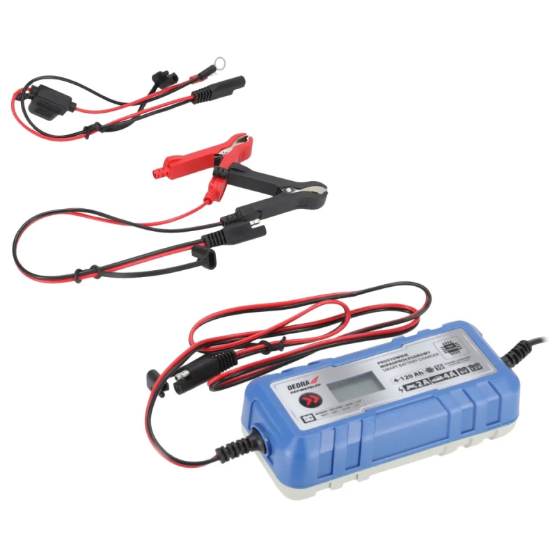 Mikroprocesorový usmerňovač 4A, 6V/12V, 4-120Ah, LCD LFP 4