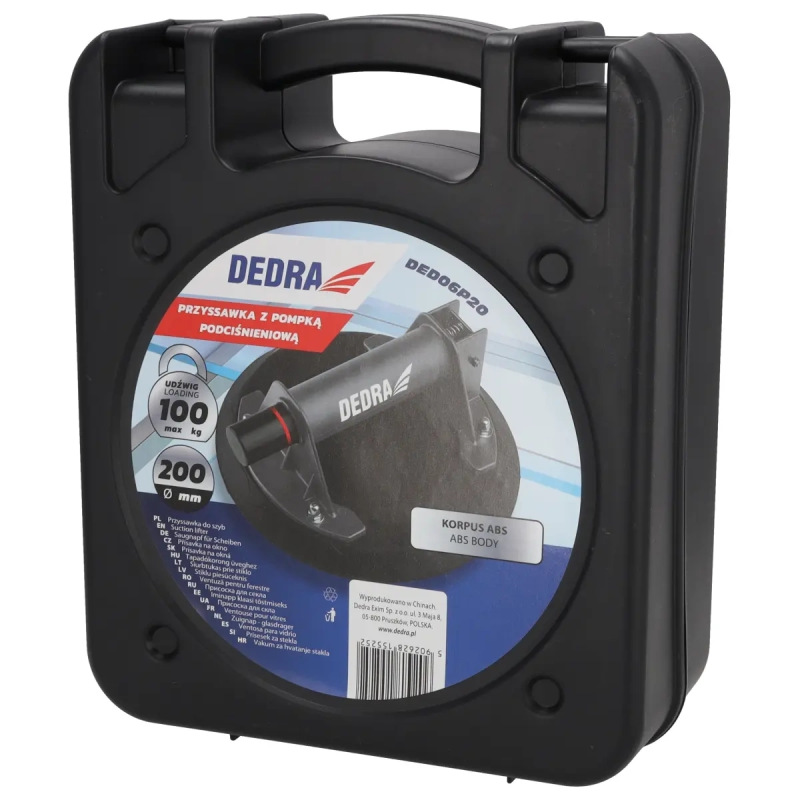 Prísavka na okná s podtlakovou pumpičkou 200 mm, max. 100 kg 4