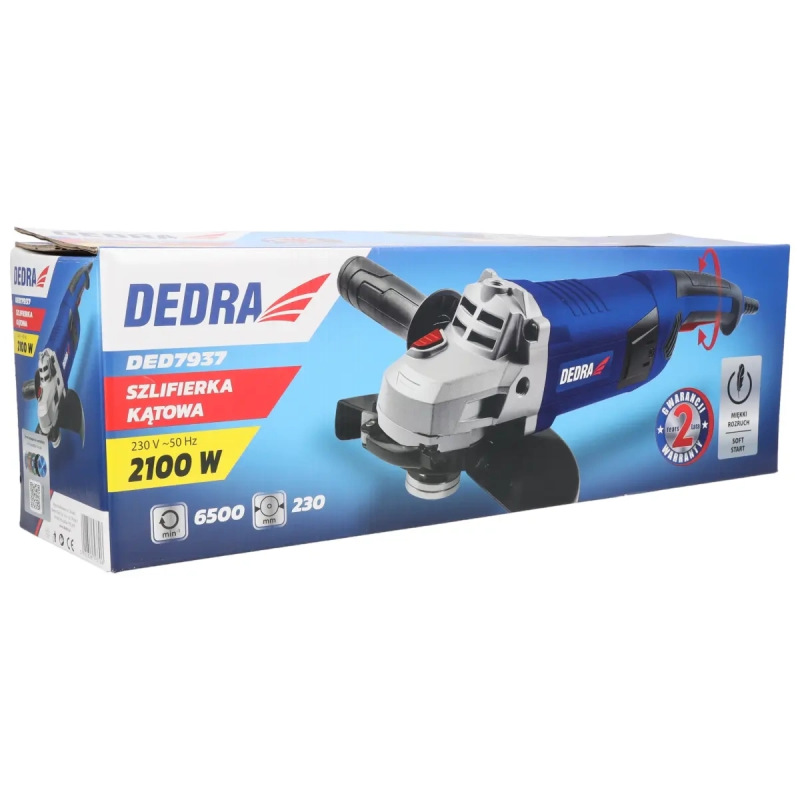 Uhlová brúska 230 mm 2100 W 5