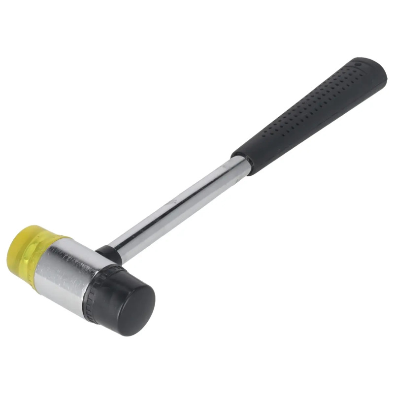 Klampiarske kladivo,35mm,gumená/plastová plôška,oceľová násada 1