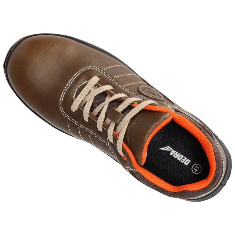 Bezpečnostné poltopánky P4, crazy horse, veľk:41,kat.S3 SRC 3