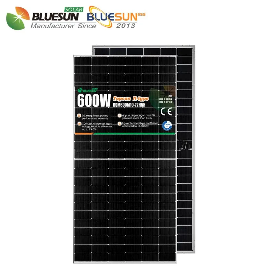 Fotovoltaický panel, Bluesun Typu N TOPCon 600Wp bifaciálny – 3