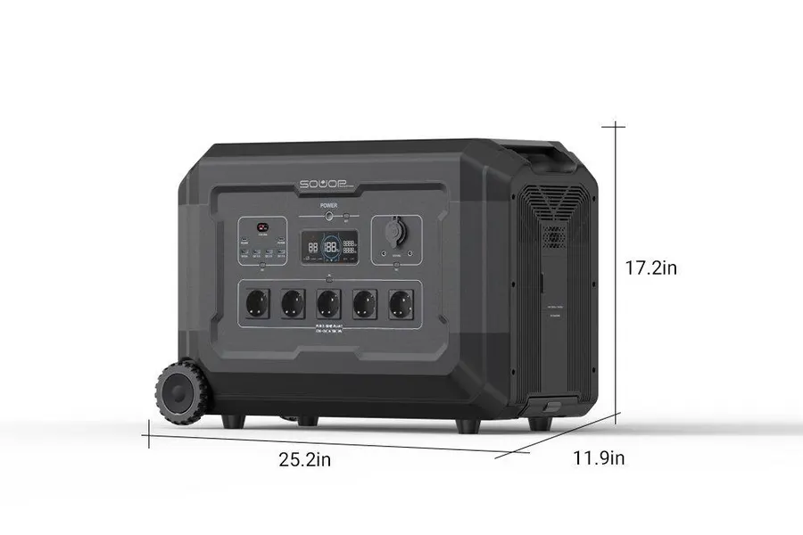 Prenosná elektráreň S3 s výkonom 3600 W – 4