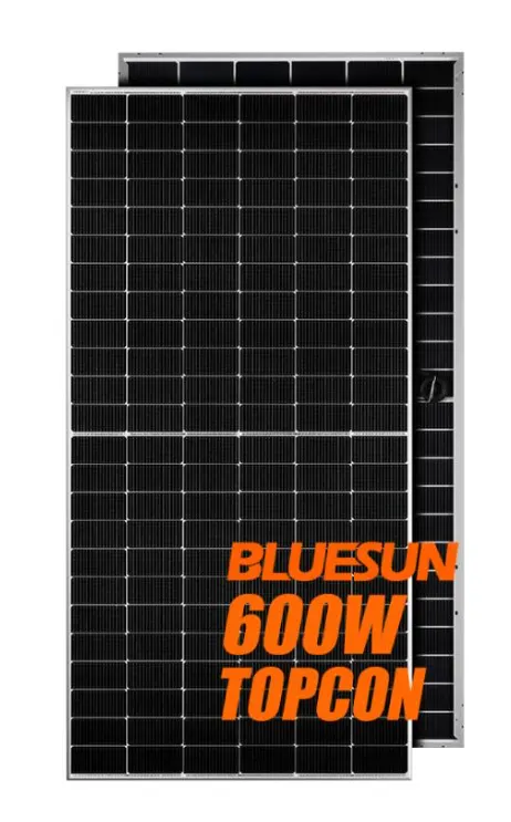 Fotovoltaický panel, Bluesun HJT Typu N 600Wp bifaciálny – 4