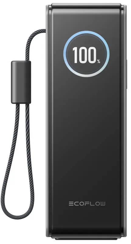 EcoFlow RAPID Power Bank (25000mAh, 170W) 2x100W USB-C kábel - strieborná – 6