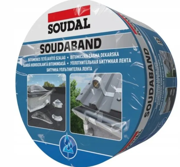 Structures - SoudaBand tape - bituminous roofing - graphite - roll 10 lin.m – 2