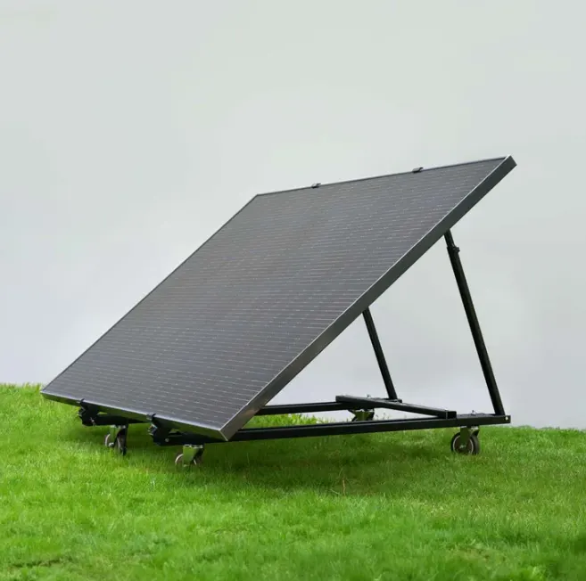 EcoFlow viacúčelový nastaviteľný držiak pre 400W pevný panel - oceľový – 4