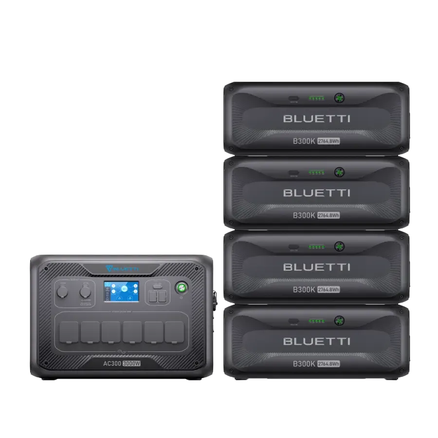 BLUETTI AC300+B300K domáca záložná batéria 3 000 W - 2764,8 Wh – 2
