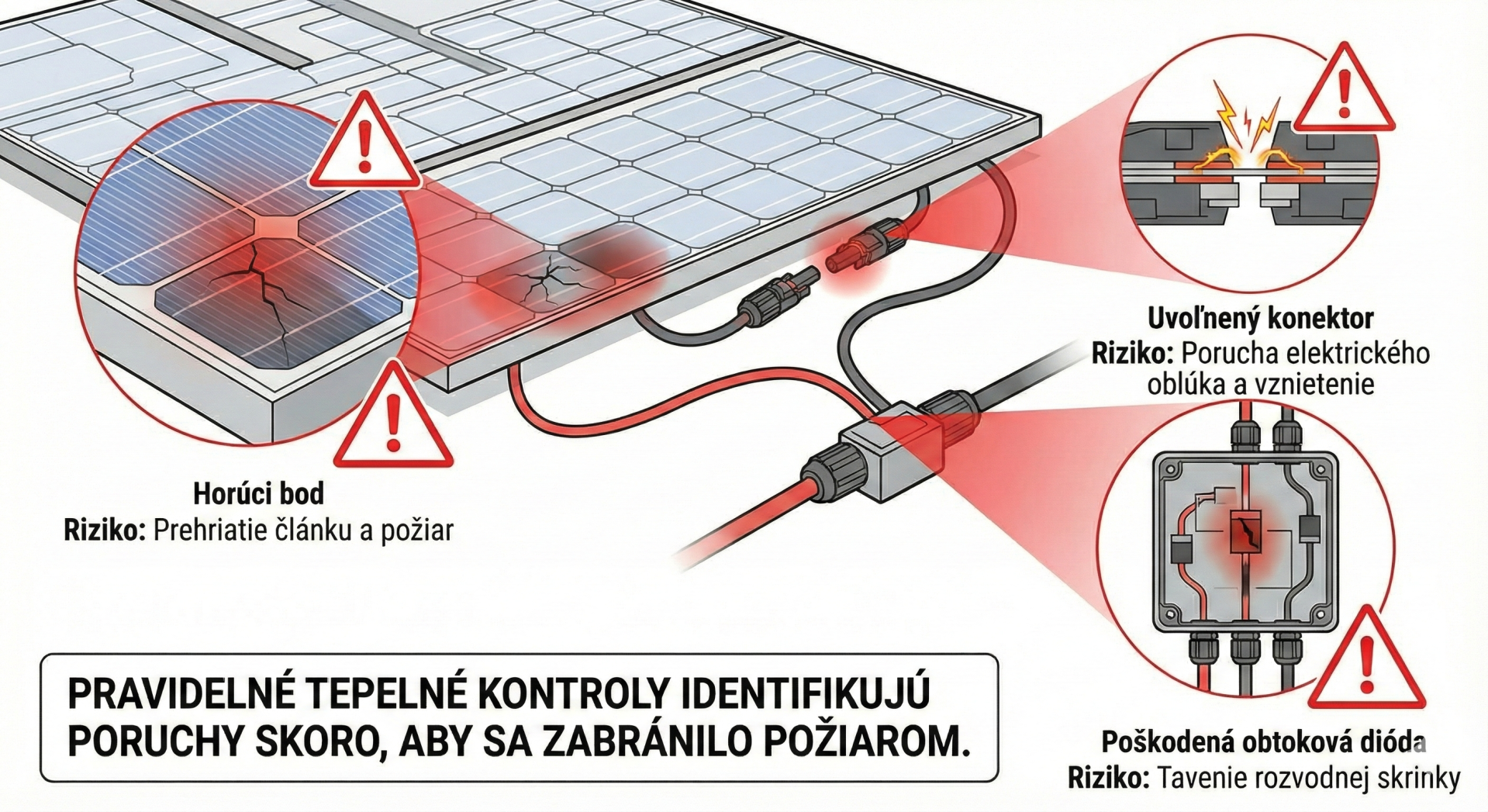 Chyby na solárnych paneloch